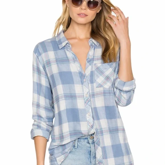 Rails Plaid lightweight flannel shirt - Picture 1 of 5